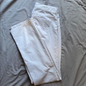 NOT YOUR DAUGHTERS WHITE JEANS